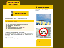 Tablet Screenshot of ennistaxicabs.com